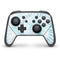 Blue and White Tie Dye Nintendo Switch Pro Controller Skin