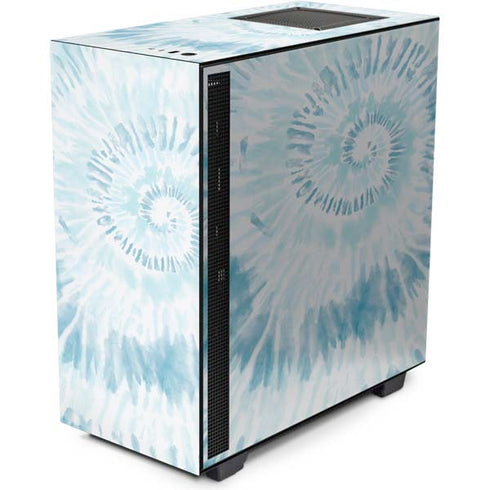 Blue and White Tie Dye NZXT H510 Compact ATX Mid-Tower Case Skin