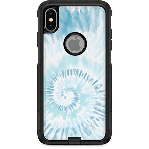 Blue and White Tie Dye Otterbox Commuter iPhone Skin