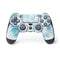 Blue and White Tie Dye PS4 Controller Skin