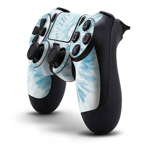 Blue and White Tie Dye PS4 Controller Skin
