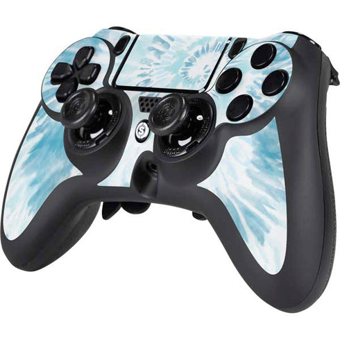 Blue and White Tie Dye PS4/PC SCUF Impact Controller Skin