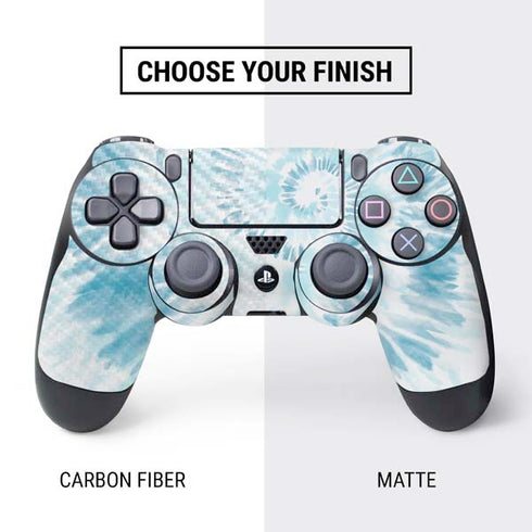 Blue and White Tie Dye PS4 Pro/Slim Controller Skin
