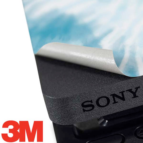 Blue and White Tie Dye PS4 Slim Bundle Skin