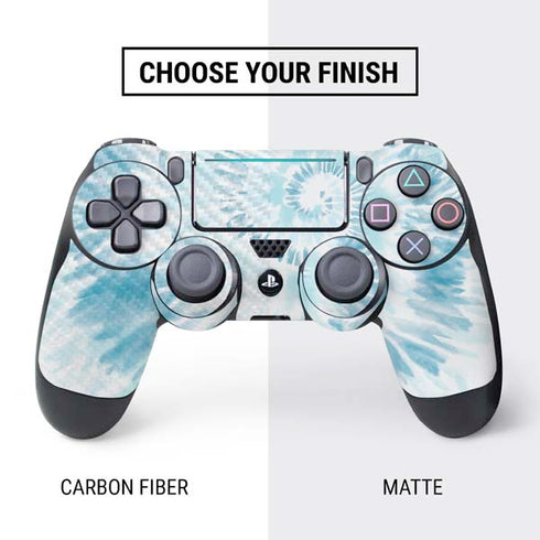 Blue and White Tie Dye PS4 Slim Bundle Skin