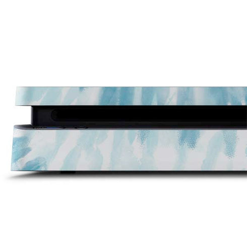 Blue and White Tie Dye PS4 Slim Skin