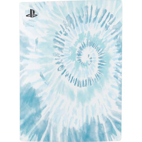 Blue and White Tie Dye PS5 Console Skin
