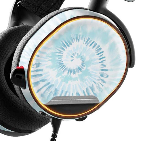Blue and White Tie Dye SteelSeries Arctis 3 Skin