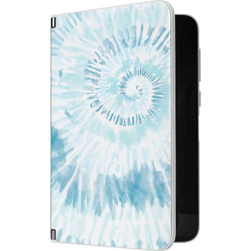 Blue and White Tie Dye Surface Duo Skin