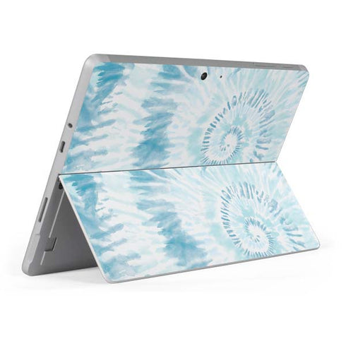 Blue and White Tie Dye Surface Go Skin