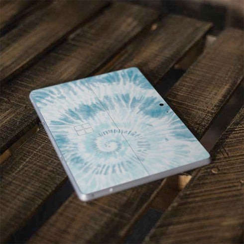 Blue and White Tie Dye Surface Go Skin