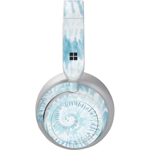 Blue and White Tie Dye Surface Headphones Skin