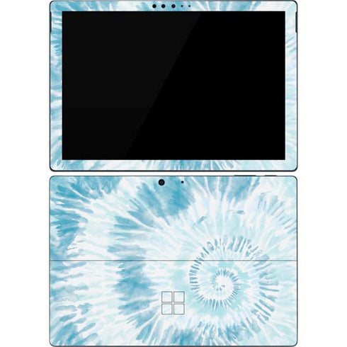 Blue and White Tie Dye Surface Pro 7 Skin