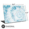 Blue and White Tie Dye Universal Laptop 11in (8.8 x 6.2in) Skin