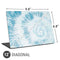 Blue and White Tie Dye Universal Laptop 12in (9.8 x 6.8in) Skin