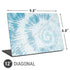 Blue and White Tie Dye Universal Laptop 12in (9.8 x 6.8in) Skin