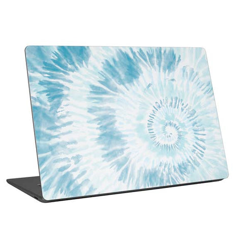 Blue and White Tie Dye Universal Laptop 12in (9.8 x 6.8in) Skin