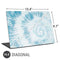Blue and White Tie Dye Universal Laptop 16.6in (13.4 x 9.7in) Skin