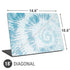 Blue and White Tie Dye Universal Laptop 18in (14.6 x 10.6in) Skin
