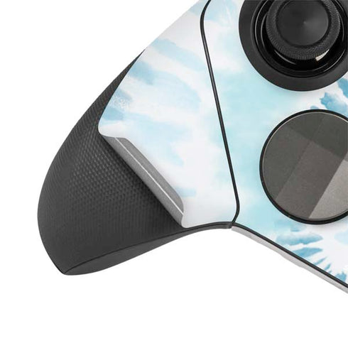 Blue and White Tie Dye Xbox Elite Wireless Controller Series 2 Skin