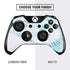 Blue and White Tie Dye Xbox One Controller Skin