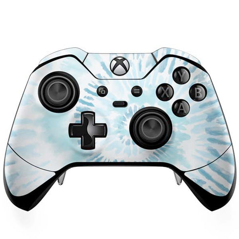 Blue and White Tie Dye Xbox One Elite Controller Skin