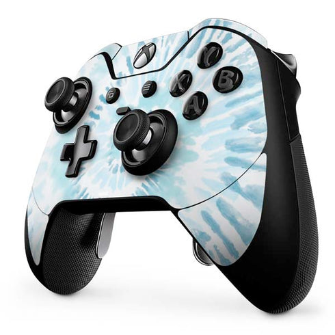 Blue and White Tie Dye Xbox One Elite Controller Skin
