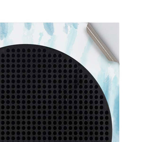 Blue and White Tie Dye Xbox Series S Console Skin