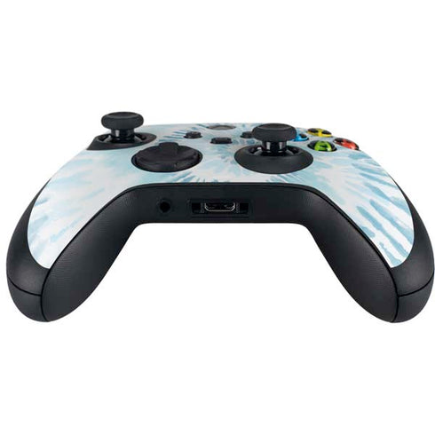 Blue and White Tie Dye Xbox Series X Controller Skin