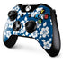 Blue and White Xbox One Controller Skin