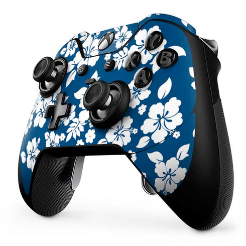 Blue and White Xbox One Elite Controller Skin