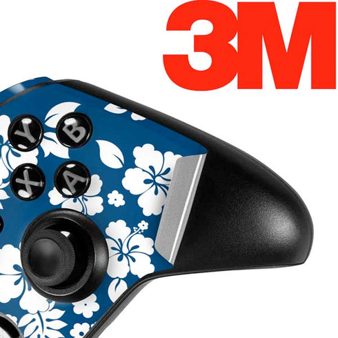 Blue and White Xbox One Elite Controller Skin