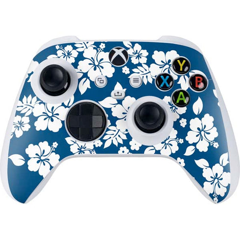 Blue and White Xbox Series S Controller Skin