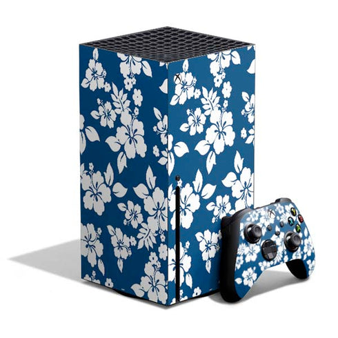 Blue and White Xbox Series X Bundle Skin