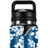 Blue and White YETI Rambler 26oz Bottle Skin