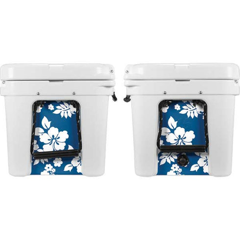 Blue and White YETI Tundra 35 Hard Cooler Skin