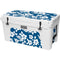 Blue and White YETI Tundra 75 Hard Cooler Skin