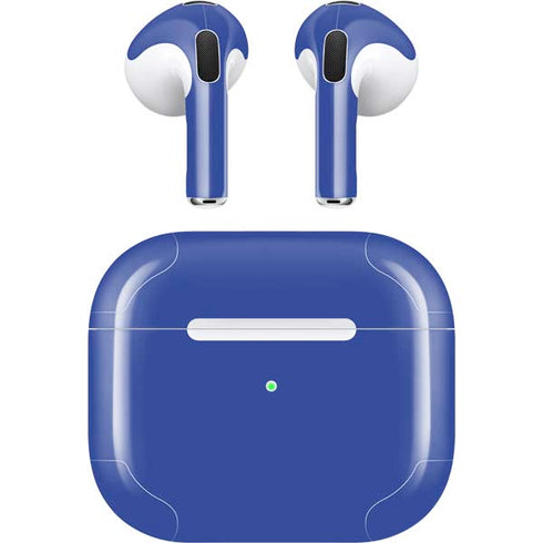 Blue Solid Apple AirPods (3rd Gen 2021) Skin