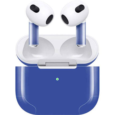 Blue Solid Apple AirPods (3rd Gen 2021) Skin