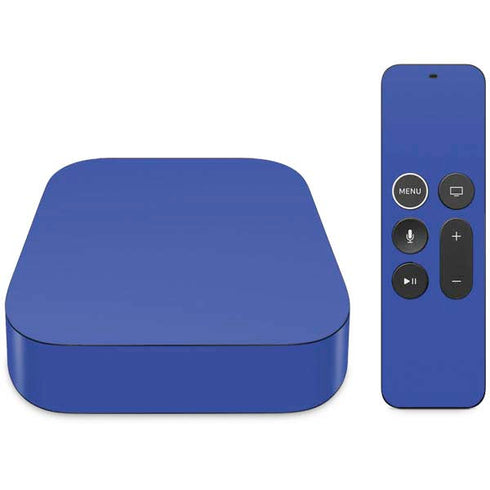Blue Solid Apple TV Skin
