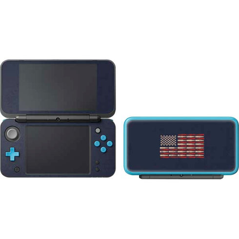 Blue Bullet American Flag Nintendo 2DS XL (2017) Skin