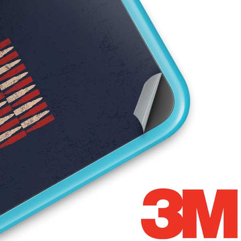 Blue Bullet American Flag Nintendo 2DS XL (2017) Skin