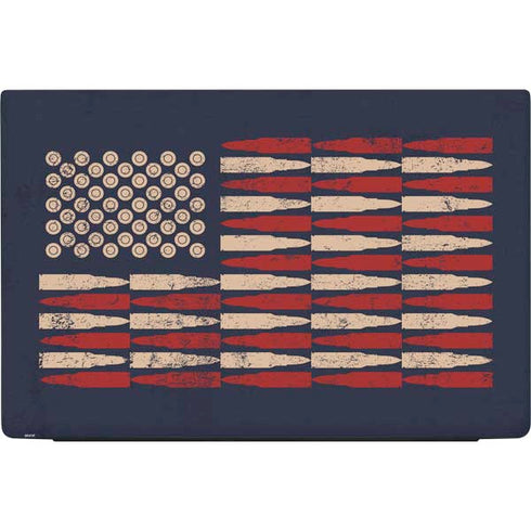 Blue Bullet American Flag Dell Vostro Skin