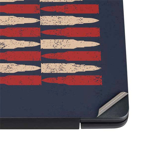 Blue Bullet American Flag Dell Vostro Skin