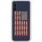 Blue Bullet American Flag Galaxy A10e Clear Case