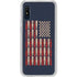 Blue Bullet American Flag Galaxy A10e Clear Case