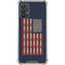Blue Bullet American Flag Galaxy A32 5G Clear Case