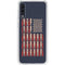 Blue Bullet American Flag Galaxy A50 Clear Case