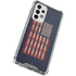 Blue Bullet American Flag Galaxy A53 5G Clear Case