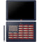 Blue Bullet American Flag Galaxy Book 12in Skin